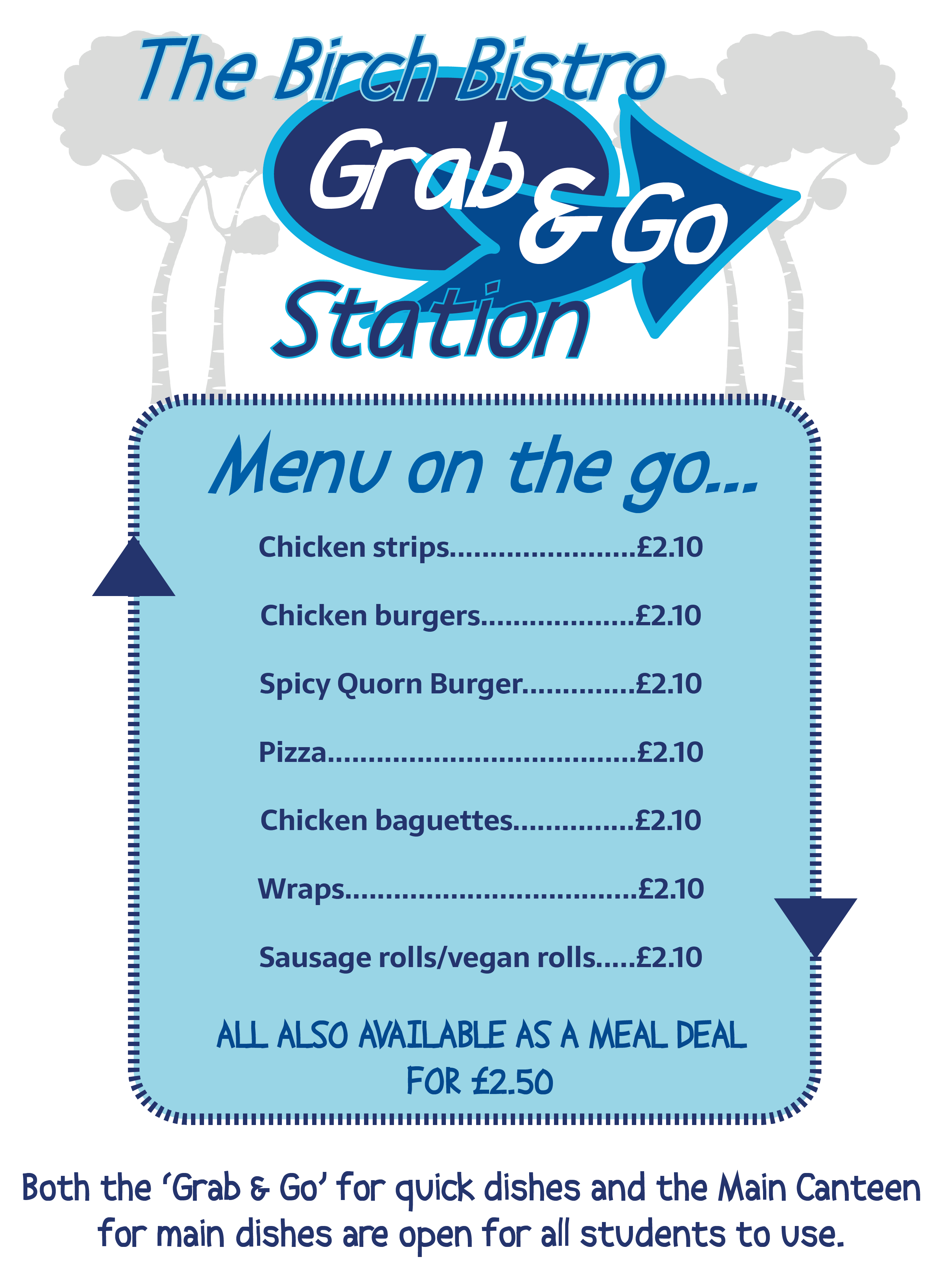 Grab & Go Large Poster